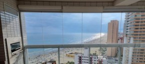 Vista para o MAR e Pé na AREIA em FRENTE a Praia, Assista ao Pôr do SOL de sua Varanda GOURMET com CHURRASQUEIRA privativa - AR CONDICIONADO nos 2 quartos - 01 VAGA Estac - Wi-Fi 250 Mpbs - Centro Boq